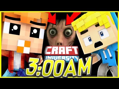 MOMO NELLA CRAFTUNIVERSITY ALLE 3:00 DI NOTTE!! - ( Minecraft ITA Baby Roleplay )