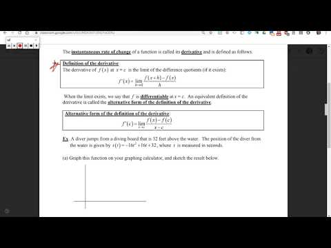 AP Calculus | Unit 2 - Differentiation: Definition and Basic Derivative Rules (Day 2)