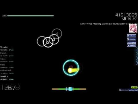 TouHou LostWord x RichaadEB - Lost Word Chronicle [Gensokyo] +HD 99.45% 528pp #2 | osu!