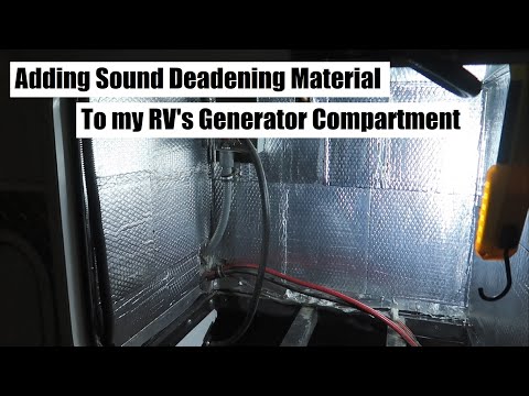 RV Generator Compartment Insulation and Sound Deadening