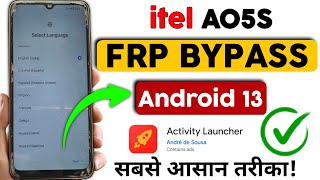 iTel A05s Frp Bypass | Google Account Lock | 100%  Working Tips / Without pc 2024