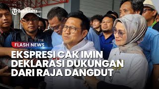 Ekpresi Senang Cak Imin Terpancar saat Dapat Deklarasi Dukungan dari Rhoma Irama