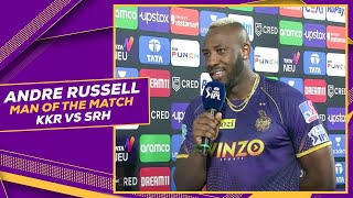 Andre Russell gets Man of the Match award | KKR vs SRH | IPL 2022