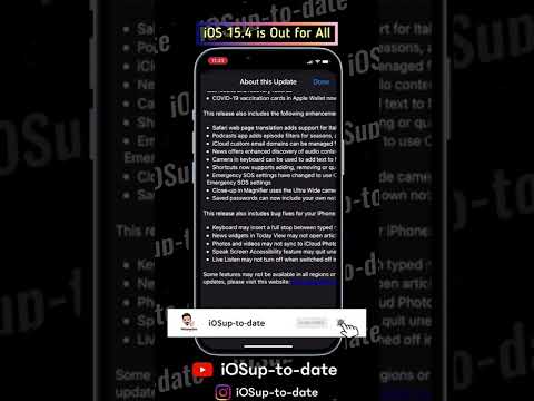 iOS 15.4 Public Stable Version Released | What’s New? Should You Update? #ios154 #ios15