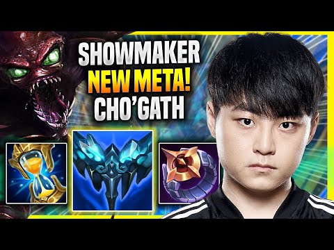 SHOWMAKER CRAZY NEW META CHO'GATH AP MID! - DK ShowMaker Plays Cho'gath MID vs Irelia!