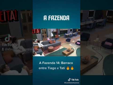 A fazenda: Briga feia ente Tiago e Tati Zaqui