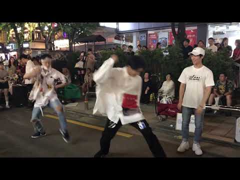 170618 Hongdae busking iKON - Bling Bling