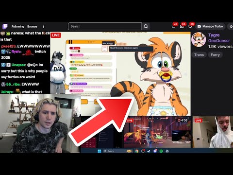 xQc Speechless by Twitch Putting This Streamer On Their Website Front Page