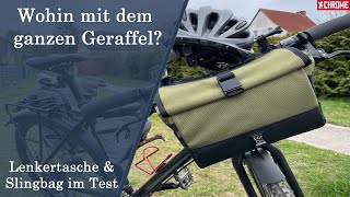 Urban Cycling oder Wohin mit dem ganzen Geraffel unterwegs? - 2 Taschen im Test (feat. @CHROME)