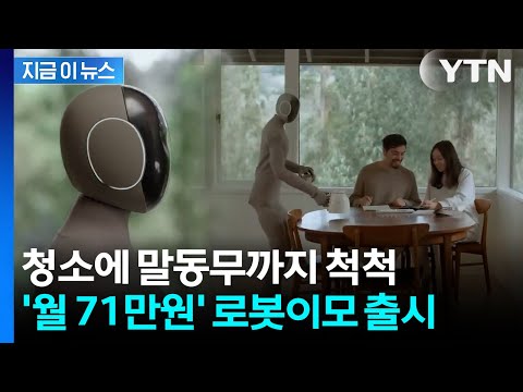월 71만 원으로 집안일 끝? 휴머노이드 로봇, 내년 미국 출시 [지금이뉴스] / YTN