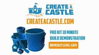 Create A Castle Sand Castle Pro Kit Tutorial - How to fill & split your pro kit in under 10 minutes