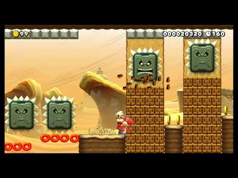 Eric's Super Mario Maker 2 Levels: Thwomps in the Desert
