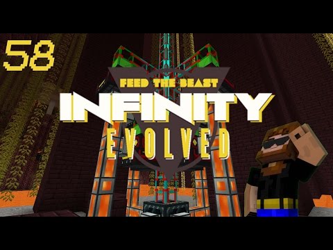Minecraft: FTB Infinity Evolved - Ep.58 - Ender-Quarry Test Run!
