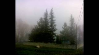 preview picture of video 'TÜFEKÇİPINAR köyü,sisli bir kış sabahı.02-02-2010'