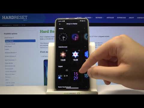 How to Change Theme of Always on Display in XIAOMI MI 11i - Apply AOD Theme