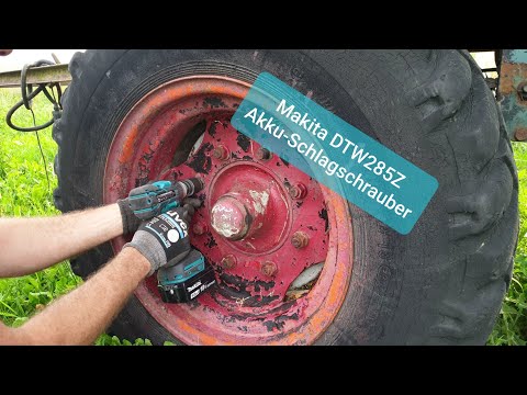 Akumuliatorinis smūginis veržliasukis Makita DTW300Z (be akumuliatorių ir kroviklio) video