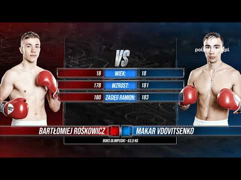 Bartłomiej Rośkowicz - Makar Vdovitsenko. Skrót walki | Polsat Boxing Promotions 9