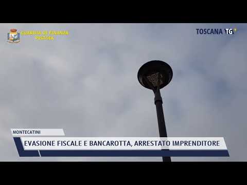2022-02-02 MONTECATINI - EVASIONE FISCALE E BANCAROTTA, ARRESTATO IMPRENDITORE