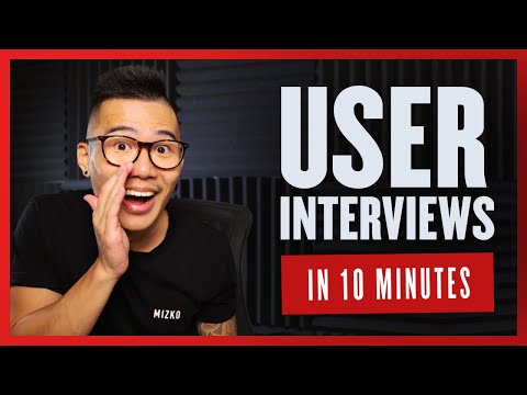 How to Conduct a User Interview for UX Designers (in 10 Minutes) - FREE Template Provided