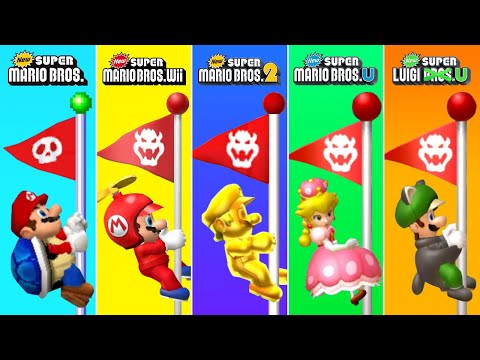 New Super Mario Bros. Series - All Secret Exits