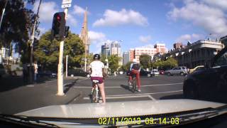 Another cyclist breaks the law
