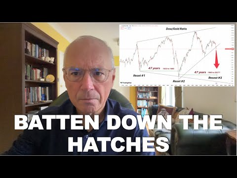 Dow/Gold Ratio Pointing to Turbulent and Chaotic Times Ahead.