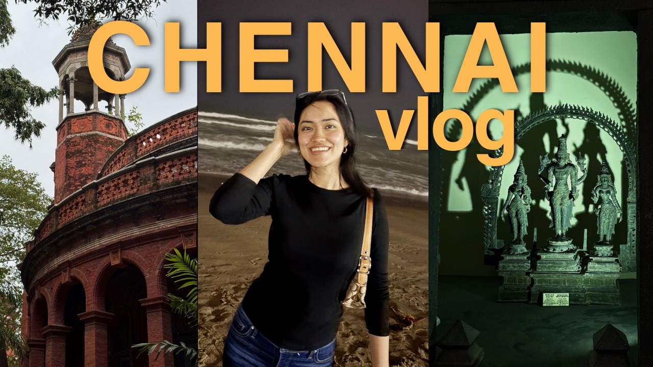 First time in CHENNAI! (Government Museum, Marina Beach, Biryani)