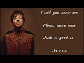 Louis Tomlinson - The Greatest (Lyrics)