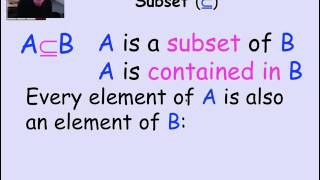 1.6.1 Sets Definitions: Video