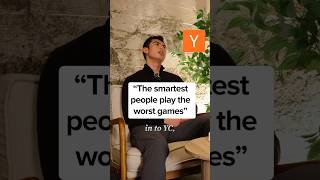When I first got into YC, this was probably one of the most important convos of my life...