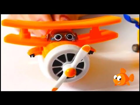 MAGIC Super Wings AIRPLANE TOYS - Toy Airplanes Demo for kids