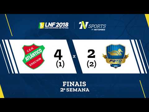 LNF2018 - Atlântico 4(1) x (2)2 Pato - Finais - Volta