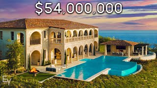 Touring a $54,000,000 Italian Mansion with a Hidden Underground Garage!