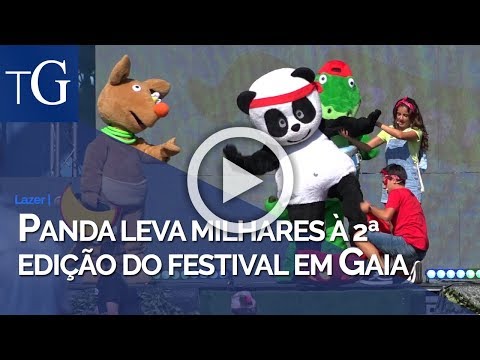 Panda leva milhares à 2ª edição do festival em Gaia