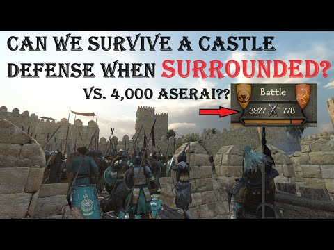 Bannerlord Epic Siege: We Defend an Aserai Castle against a MASSIVE force.