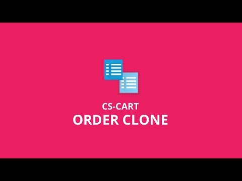 CS-Cart Order Clone