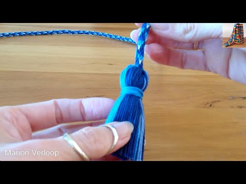 Making a tassel on a cord