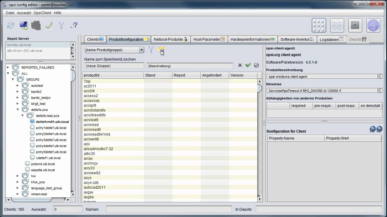 Clientmanagement mit opsi: Erweiterung software-on-demand