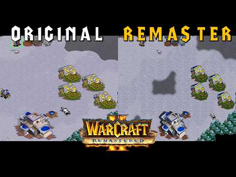 Warcraft 2 - Original vs  Remaster (1995 vs 2024) Comparison