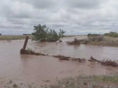 Flash Flooding On The Rio Felix & Walnut Arroyos In Southern Chaves Co NM 7 22 2009