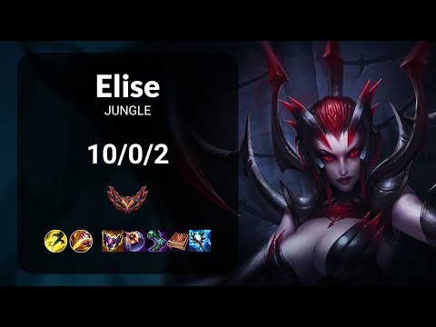 Elise vs Lee Sin JUNGLE - KR GRANDMASTER Patch 14.20