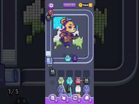 Pixel Flow Level 2102 Walkthrough