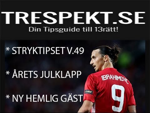 Trespekt Julspecial Stryktipset V.49 (årets Julklapp)