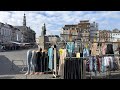 Alleen de kaas wordt nog goed verkocht op de markt in Den Bosch, verder is het rustig.