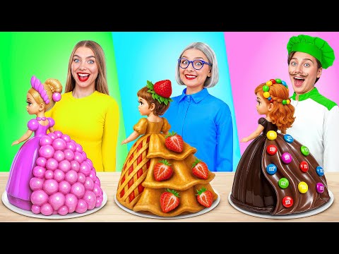 Me vs Grandma Cooking Challenge | Crazy Hacks and Recipes by Super Hyper DO
