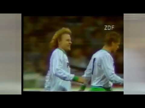 1988/1989 European Champions Cup Werder Bremen vs  Dynamo Berlin 2nd leg
