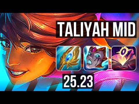 TALIYAH vs ZED (MID) | EUW Master | 25.23