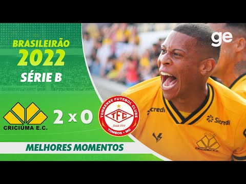Gols e lances de Criciúma x Tombense