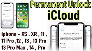 iPhone iCloud Permanent Unlock - XR , 11 , 11 PRO , 12 , 13 , 14 |  Don
