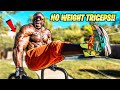 TRICEP WORKOUT WITHOUT WEIGHTS